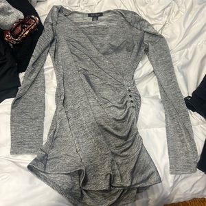 Dark grey mini dress size small